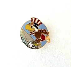 1984 Los Angeles Olympic Games Lapel Hat Pin - Sam The Eagle Swimming - £7.87 GBP
