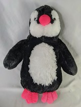 Fiesta Piper Penguin Black Plush 17 Inch Hot Pink Stuffed Animal Toy - $9.95