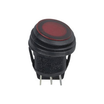 IP65 Rated Round Rocker Switch DPDT 250VAC - 10A - £16.78 GBP