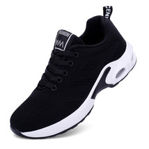 White Platform Sneakers Shoes for Woman Air Cushion Comfortable Basket Femme Chu - £25.20 GBP