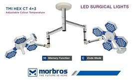 OT LED Ceiling SURGICAL LIGHTS For Surgical operation theater Operating Lamp 4+3 - £3,779.48 GBP