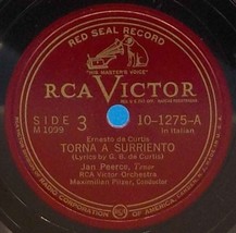 Jan Peerce (Italian) Pilzer RCA Victor Orch 78 O Sole Mio / La Danza SH1A - £5.46 GBP