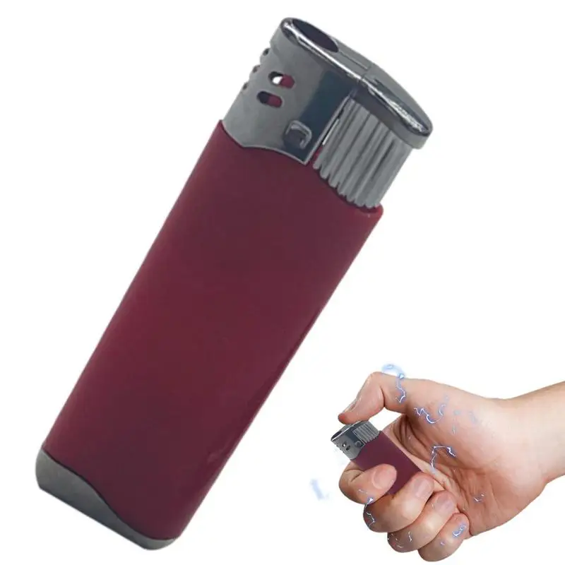 Electric Shock Lighter Prank Electric Shock Lighters Toy April Fool&#39;s Day - £5.71 GBP+