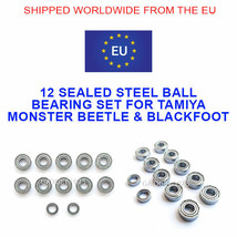 Tamiya Monster Beetle Blackfoot Compatible Steel Ball Bearing Upgrade Hop Up Set - $14.22