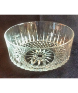 Vintage Arcoroc French Starburst Diamond Glass Large Serving Bowl Retro ... - £27.53 GBP