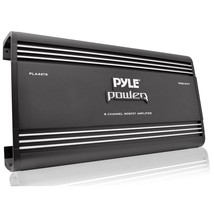 Pyle 4 Channel Car Stereo Amplifier - 4000W High Power 4-Channel Bridgeable Audi - £160.43 GBP