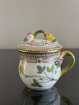 Royal Copenhagen Flora Danica Porcelain Custard / Cream Cup with Lid # 3514 - £791.21 GBP