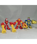 Imaginext Marvel lot, Thanos Infinity Gauntlet &amp; Iron Man  2017/18 Hasbro - $363.93 MXN