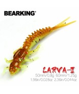 New Larva Soft Lures Bait 50mm 60mm Fishing Artificial Lures Silicone Ba... - £8.60 GBP