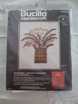 NOS Bucilla Needlecraft EUCALYPTUS Crewel Embroidery KIT #48520 - 24&quot; x 28&quot; - $20.00