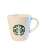 Starbucks Coffee 3oz Mini Espresso Cup/Mug Ivory Green Mermaid Logo 2014... - $15.99