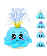 Octopus Blue Sprinkler Light Up Bathtub Toy for Bathroom or Swimming Poo... - $25.65 CAD