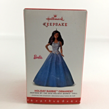 Hallmark Keepsake Christmas Ornament African American 2016 Holiday Barbie Doll - $74.20