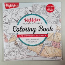 Hidden Pictures Coloring Book 2017 Calendar Edition Sealed Highlights - £7.82 GBP