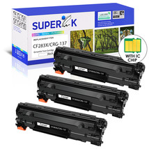 3PK CRG137 Black Toner Cartridge Compatible For Canon ImageClass MF227dw MF229dw - £43.79 GBP