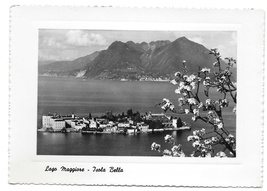 Lago Maggiore Italy Isola Bella Beautiful Isle Glossy RPPC Capucci Postcard 4X6 - $8.99