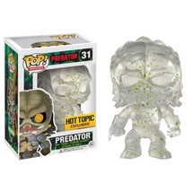 Funko Pop Movies - Predator #31 (Clear w/ Green Specks) Hot Topic Exclusive - $53.46