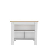 Kitchen Island Ada, Kitchen, Light Pine / White - $1,202.20 CAD