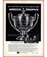 1958 Amoco Gas PRINT AD AMOCO Trophy Florida International Grand Prix BX3 - $7.59