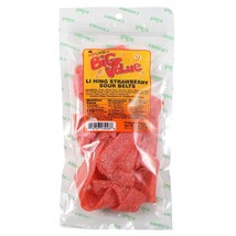 Enjoy Li Hing Strawberry Sour Belts 8 Oz. (Pack Of 6 Bags) - £68.31 GBP