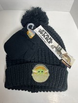 Star Wars The Mandalorian Baby Yoda Toboggan &amp; Mittens - £12.60 GBP