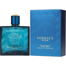 Versace Eros By Gianni Versace Edt Spray 3.4 Oz - £72.92 GBP