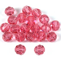 20 Rose Round Swarovski Crystal Beads Beading 5000 6mm - £9.25 GBP