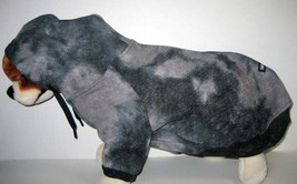 IRON POOCH Tie Dye Gray Corgi Dog Hoodie Sweatshirt XL - £11.18 GBP