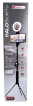 Halo Stick Pro Selfie Stick - Extendable 5.5ft Tripod With Ring Light - £11.41 GBP