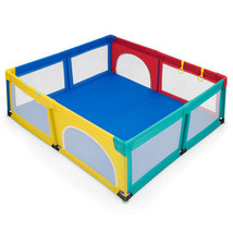 Large Infant Baby Playpen Safety Play Center Yard with 50 Ocean Balls-Color - C - £116.90 GBP