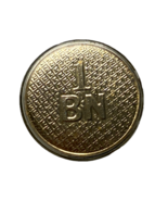 WWII, 1st BATTALION, NEW YORK NATIONAL GUARD, PLASTIC COLLAR DISK, ENLISTED - $278.46 MXN