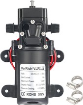 Verrich 12V Water Pump 70W 6A Self Priming Sprayer Pump 6 L/Min 0 Point ... - £31.35 GBP