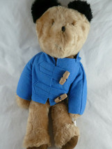 Vintage Eden Paddington Bear Plush Toy with  Blue Coat Jacket by Eden 14” 1975 - £12.44 GBP