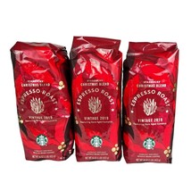 [3] Starbucks Christmas Blend Espresso Roast Vintage 2019 Whole Bean BB ... - £96.75 GBP