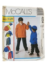 McCalls Sewing Pattern 4234 Coat Jacket Top Pants Hat Cap Boys Size XS-SM - $9.74