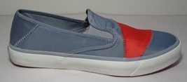 Sperry Size 10.5 M CAPTAIN&#39;S BIONIC Grey Red Loafers New Men&#39;s Boat Shoes - $98.01