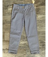 NWT Talbots Super Soft Weekend Chino Pant 2P 2 Petite Blue Stretch Strip... - $685.22 MXN