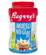 Bagrry&#39;s No Added Sugar Crunchy Muesli Jar, 1 kg (Free shipping worldwide) - £35.69 GBP