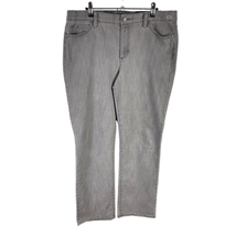 Gloria Vanderbilt Straight Jeans 14 Women’s Gray Pre-Owned [#3663] - £15.64 GBP