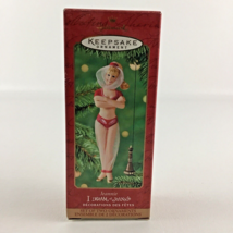 Hallmark Keepsake Christmas Ornament Set I Dream Of Jeannie & Lamp Vintage 2000 - £47.44 GBP