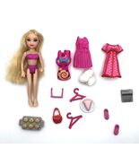 Polly Pocket Doll With Clothing, Shoes &amp; Accessories Blonde Rooted Hair ... - $11.95