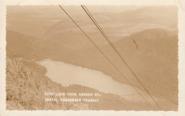 Postcard Echo Lake From Cannon Mt New Hampshire Aerial Passenger Tramway RPPC - £12.51 GBP