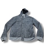 Rock Revival Jacket Size Medium Button Up Sweater Jacket Embroidery Butt... - £28.45 GBP