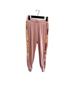 More Than Magic Girls L 10-12 Pale Pink Velour Jogger Pants Gold Sequin ... - $220.92 MXN