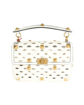 Authenticity Guarantee

Valentino Ivory Nappa Leather Large Roman Stud S... - $3,083.70