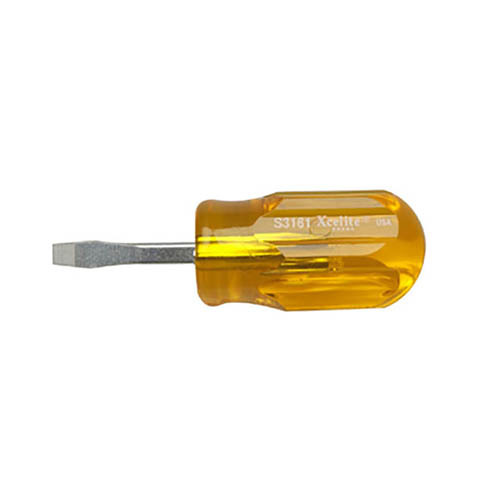 s5161 Xcelite flat blade short handle screwdriver 5/16 x 1 1/4 stubby sq  - $7.70