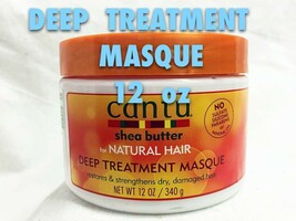 CANTU SHEA BUTTER DEEP TREATMENT MASQUE No Sulfates Nor Parabens 12oz - $8.99