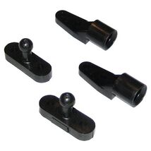 Perko Door Catches - Black Nylon Pair - Polymer - 559-DP - $19.78