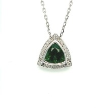 Authenticity Guarantee

Natural Tourmaline Diamond Pendant 17&quot; 14k WG 2.49 TC... - $1,544.40