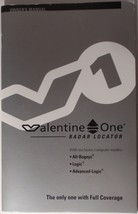 VALENTINE ONE 1 V1 Radar Laser Detector Owners Manual - £4.66 GBP